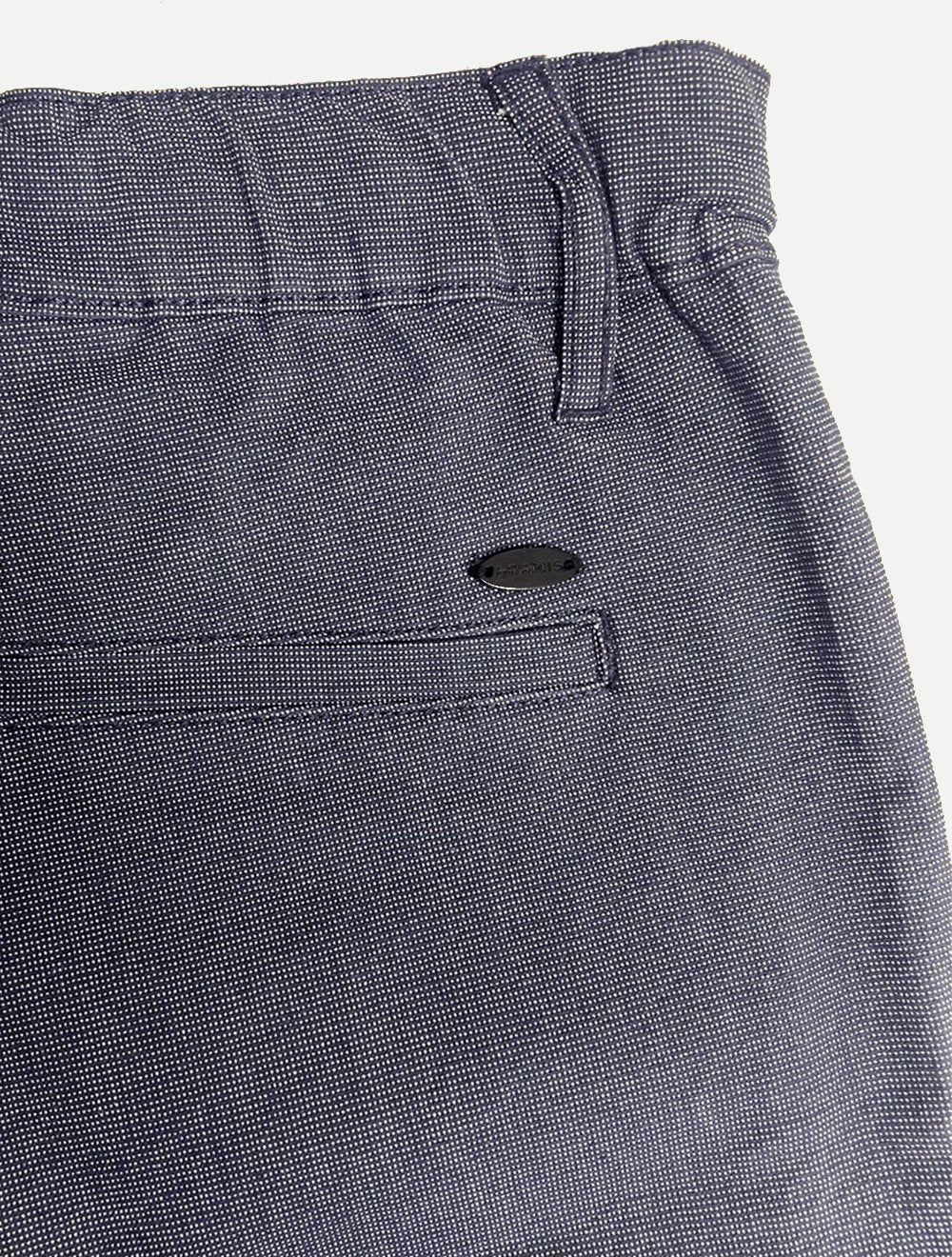 Bermuda Aramis Masculina Chino Cotton Sarja Azul Marinho Mescla