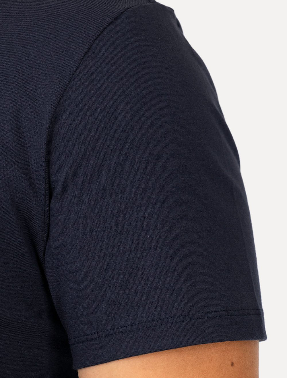 Camiseta John John Masculina Regular Logo Plat Azul Escuro