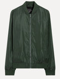Jaqueta Ellus Masculina Nylon Light Bomber Pocket Verde Escuro