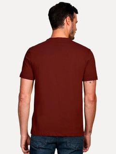 Camiseta Aramis Masculina Basic Lisa Light Icon Marrom Médio