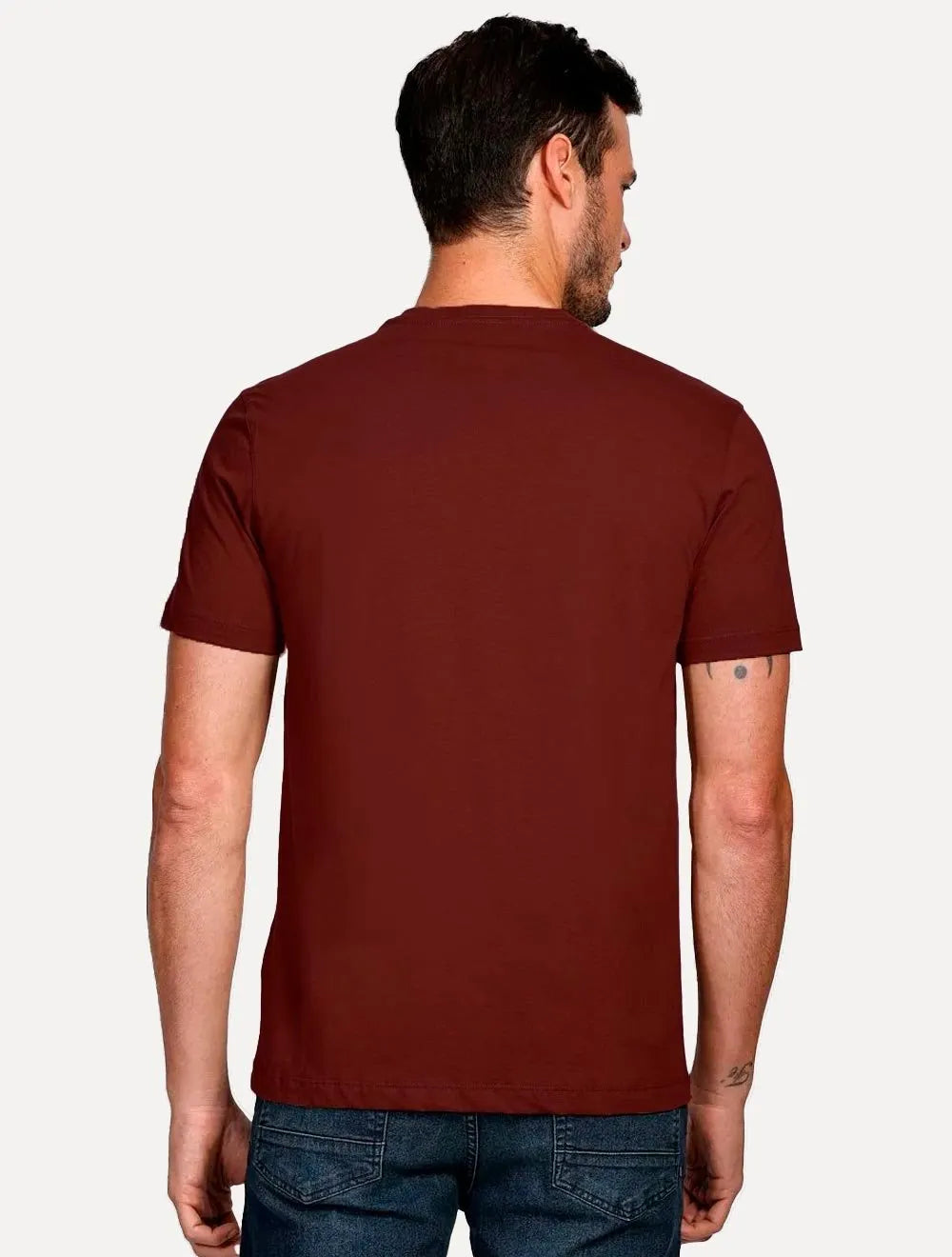 Camiseta Aramis Masculina Basic Lisa Light Icon Marrom Médio