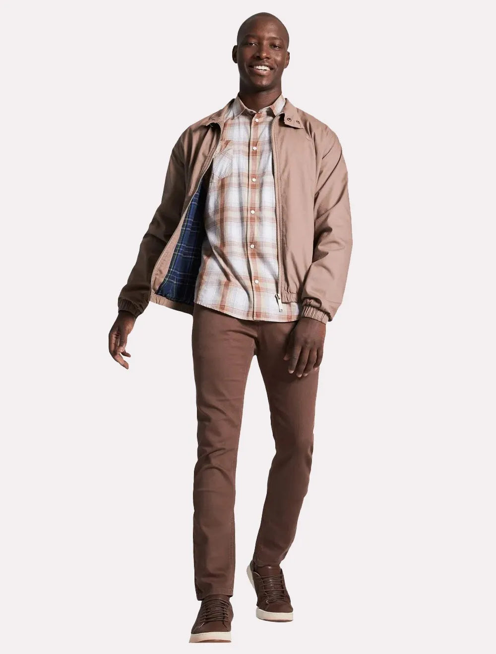 Jaqueta Reserva Masculina Casual Sarja Cáqui