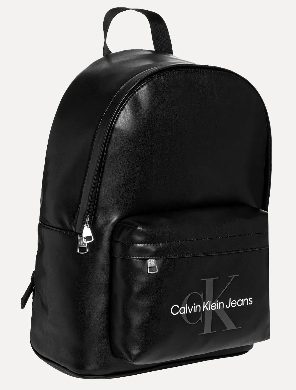 Mochila Calvin Klein Masculina Front Re Issue Logo Preta
