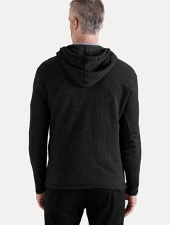 Casaco Reserva Masculino Moletinho Hoodie Capuz Preto Mescla
