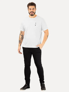 Camiseta Osklen Masculina Regular Big Shirt Watery Worlds Branca