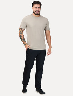 Camiseta Dudalina Regular Piquet Caqui Medio