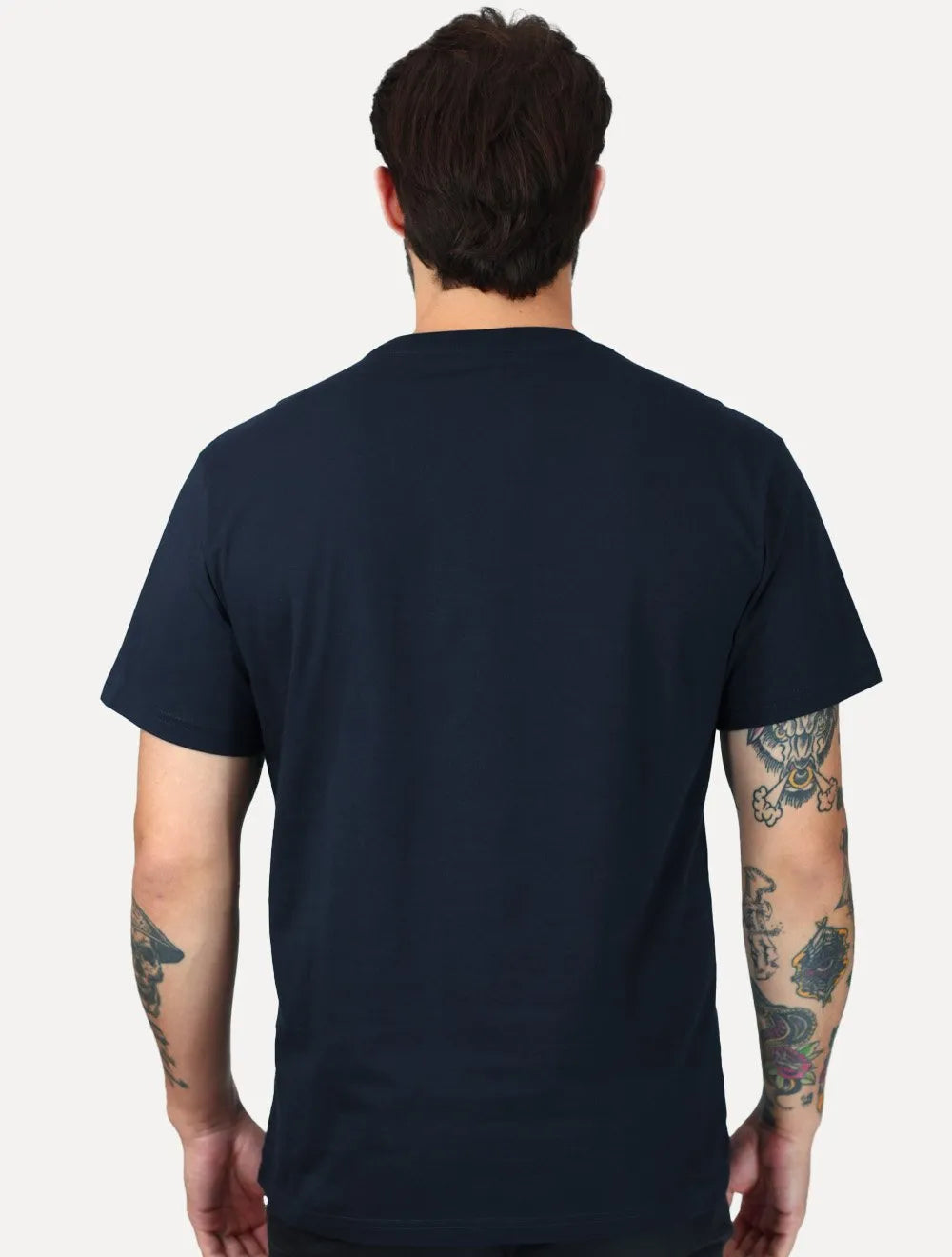 Camiseta Tommy Jeans Masculina Core Linear Green Logo Azul Marinho
