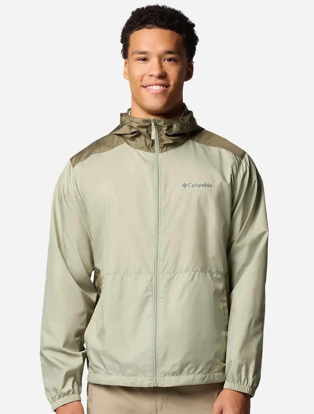 Jaqueta Columbia Masculina Discovery Loop Windbreaker Verde