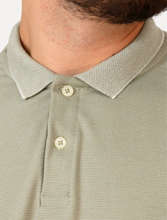 Polo Aramis Masculina Piquet Maquinetada Vegas Verde Sálvia