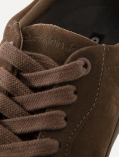 Tênis Calvin Klein Jeans Masculino Palito Side Nobuck Marrom