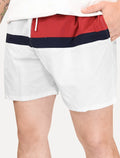 Short Tommy Hilfiger Medium Drawstring Colourblock Branco