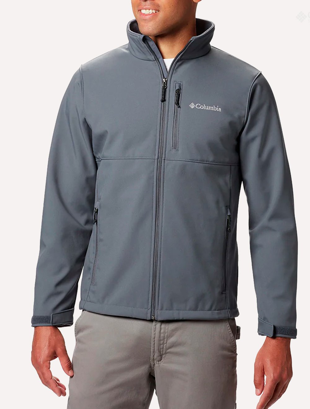Jaqueta Columbia Masculina Nexgen Ascender Softshell Cinza