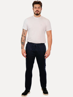 Calça Original Penguin Masculina Relax Chino Azul Marinho