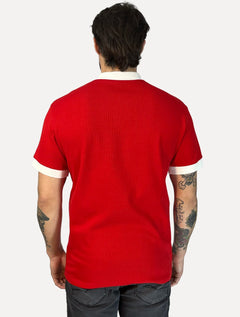 Polo Colcci Masculina Piquet Regular Texturizada Vermelha