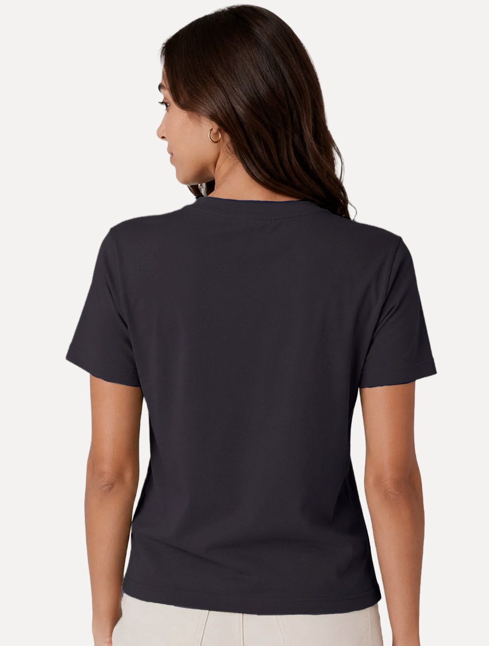 Camiseta Guess Feminina Los Angeles Embroidery Logo Azul Marinho