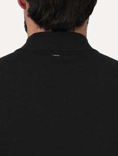 Blusa Aramis Masculina Tricot Gola Careca Viscose Preta
