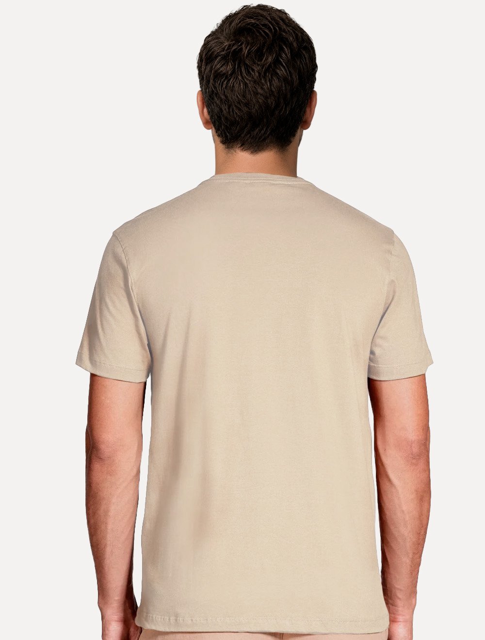 Kit Camisetas Aramis | Masculina Basic Lisa Amêndoa/Âmbar