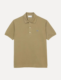 Polo Lacoste Masculina Piquet Slim Fit Stretch Cáqui