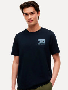 Camiseta Tommy Hilfiger Masculina Brand Love Graphic Tee Azul Marinho