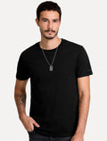 Camiseta John John Masculina Slim Fit Simple Preto