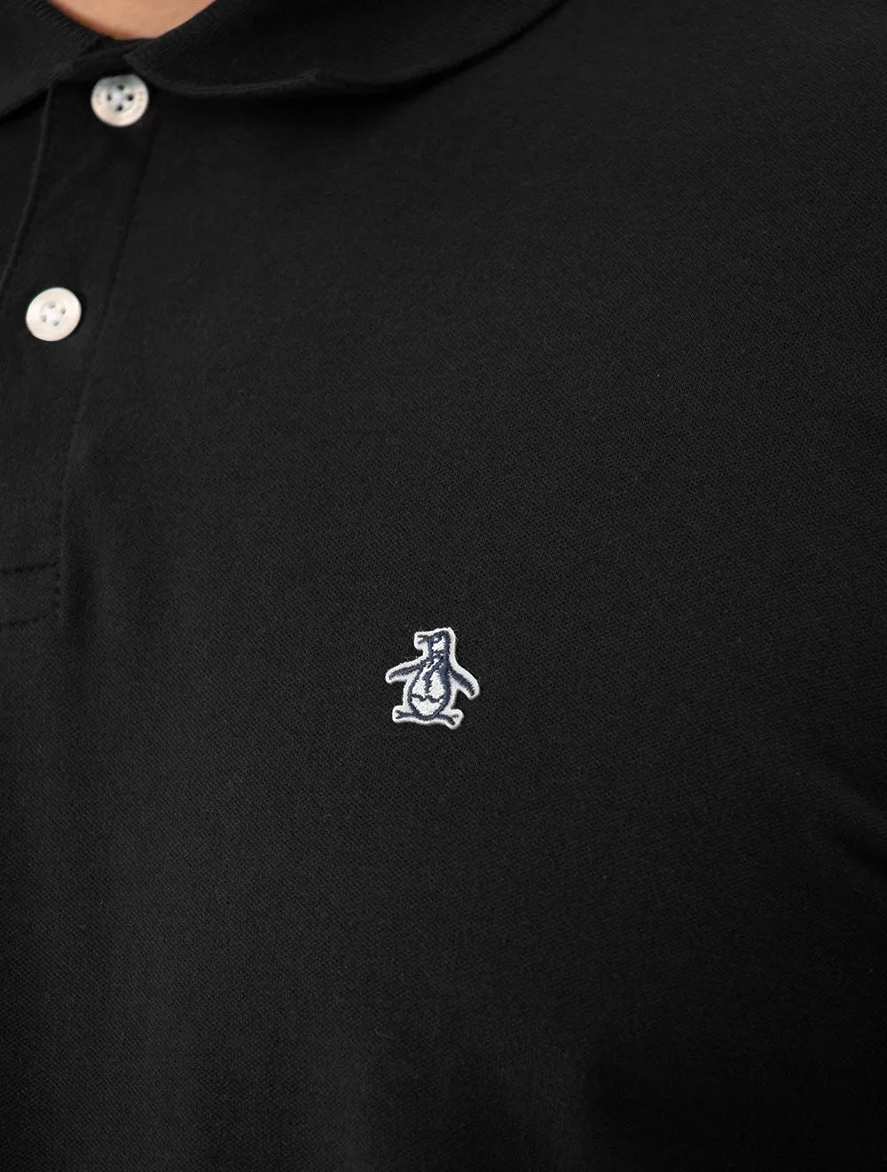 Polo Original Penguin Masculina Piquet Classic Preta