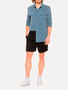 Short Calvin Klein Jeans Masculino Color Elastic Waist Preto