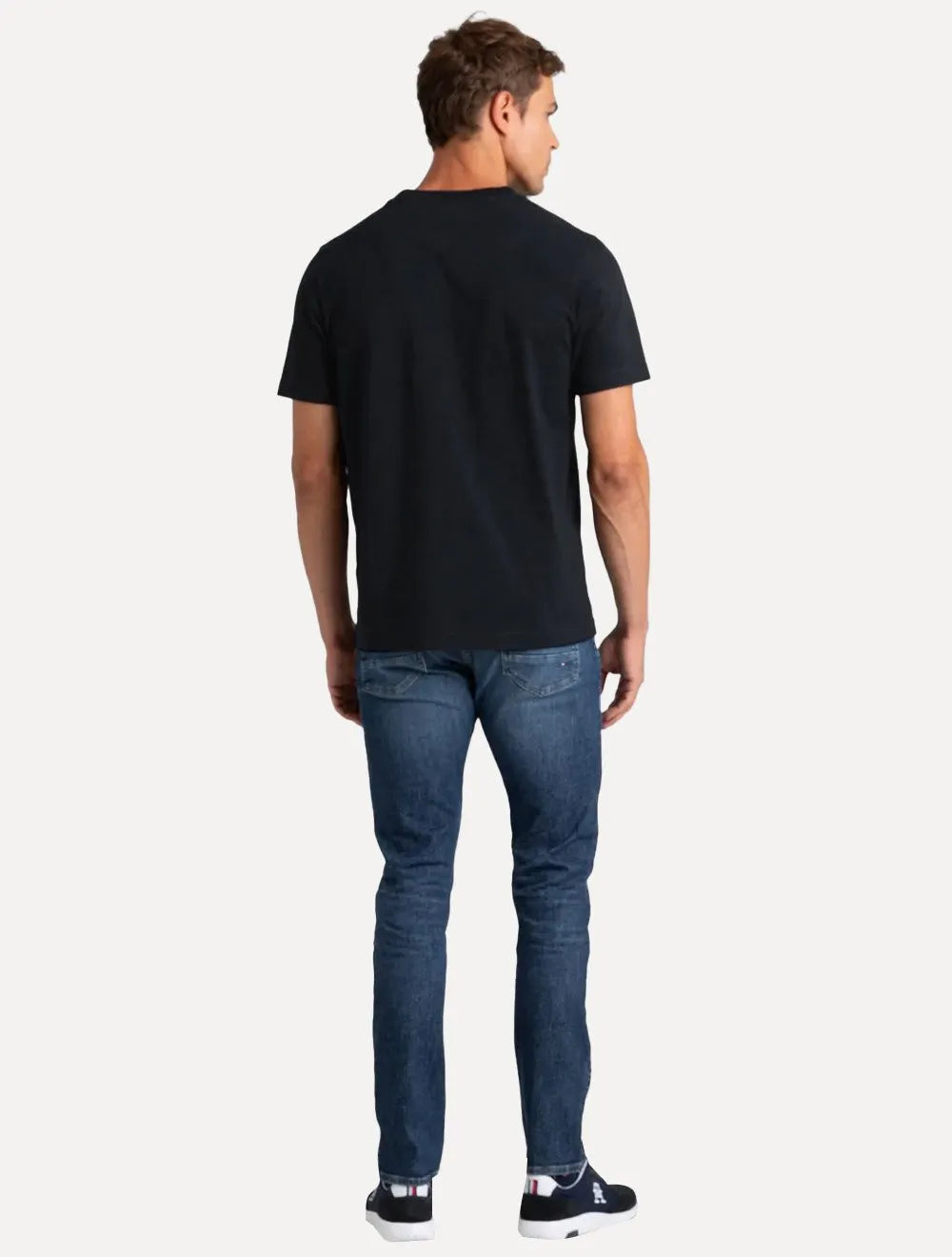 Camiseta Tommy Hilfiger Masculina Regular Crest Azul Marinho