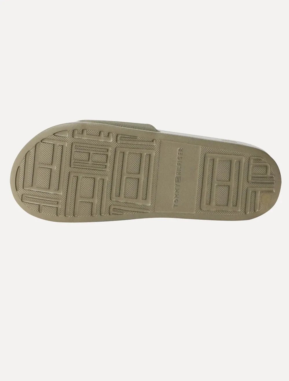 Chinelo Tommy Hilfiger Print Tumble Pool Slide Verde Militar