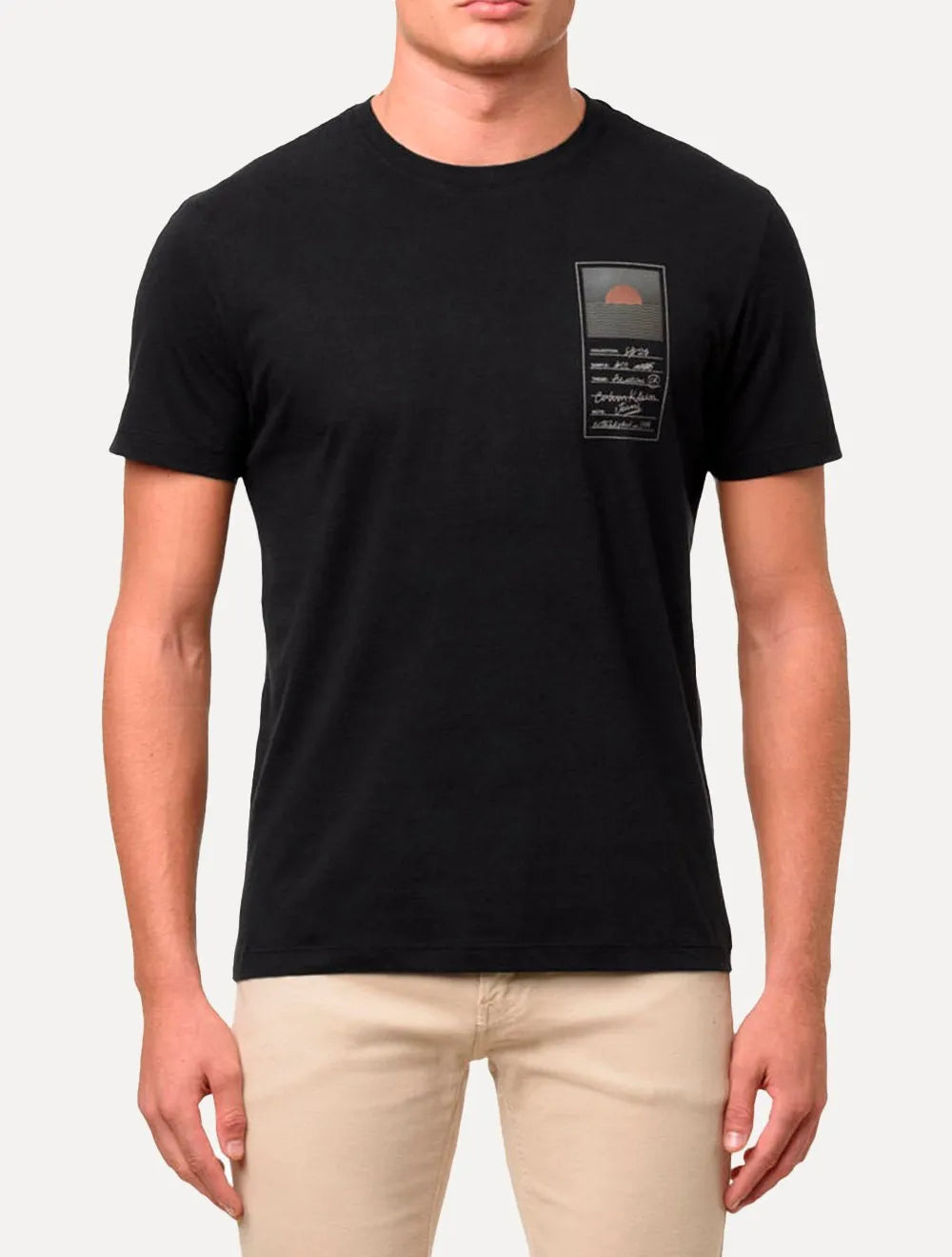 Camiseta Calvin Klein Jeans Masculina Revealing Summer Preta