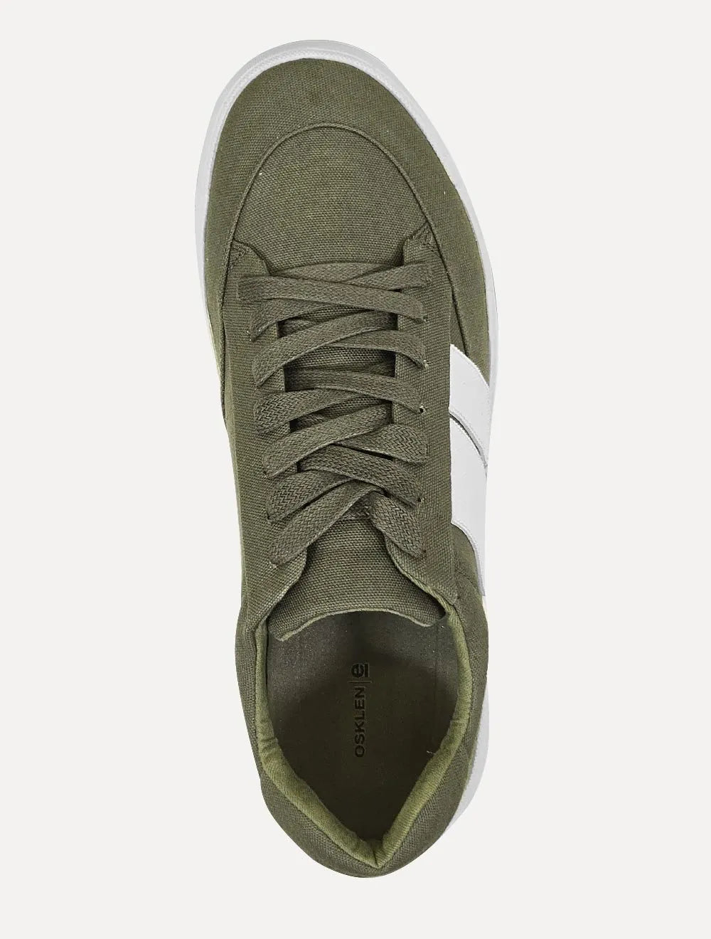 Tênis Osklen Masculino Lona Canvas AG Sneaker Verde Militar