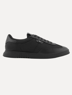 Tênis Empório Armani Masculino Nylon Logo Águia Preto
