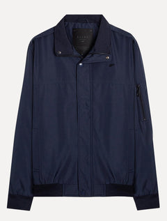 Jaqueta Ellus Masculina Nylon Padding Sport Bomber Azul Marinho