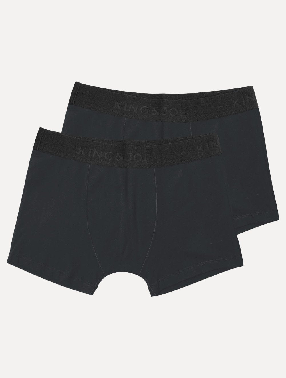 Cueca King & Joe Boxer Lisa Black Logo Preta Pack 2UN AC26701 00003