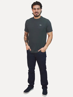Camiseta Calvin Klein Jeans Masculina New Logo Re Issue Azul Marinho