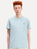 Camiseta Fred Perry Masculina Regular Back Graphic Laurel Azul Claro