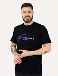 Camiseta Tommy Jeans Signature NY Center Preta