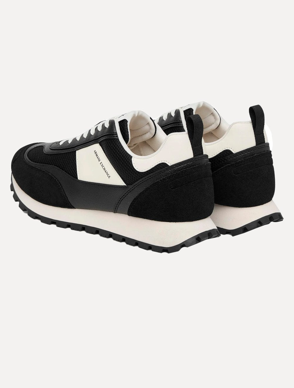 Tênis Armani Exchange Masculino Suede Sneaker Preto
