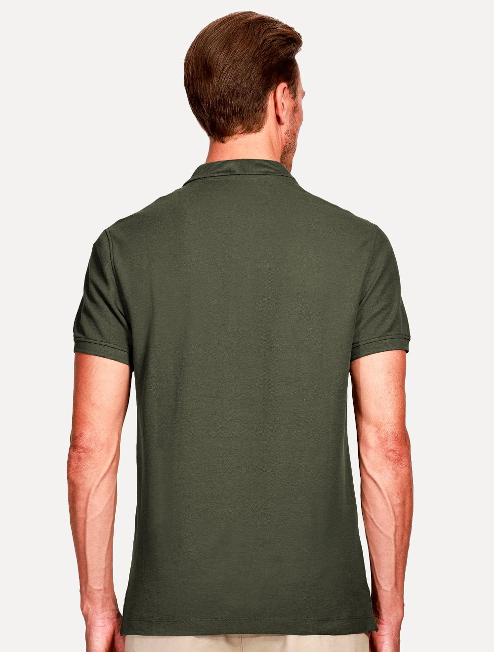 Polo Aramis Masculina Cotton Piquet Basic Verde Militar