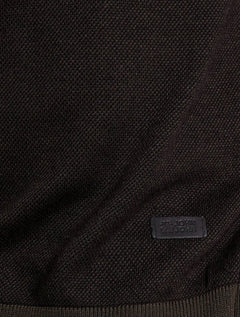 Suéter John John Masculino Regular Fit Tricot Smooth Marrom Médio