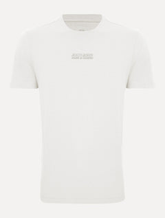 Camiseta John John Masculina Regular Fit Brand Relief Branca