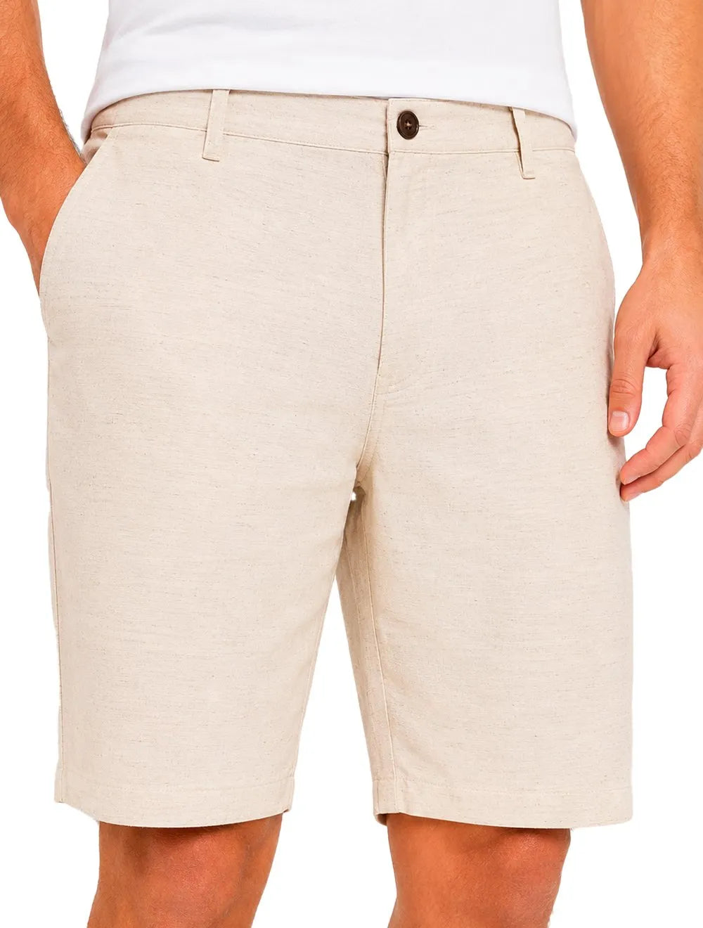 Bermuda Aramis Masculina Chino Out 3 Pockets Areia