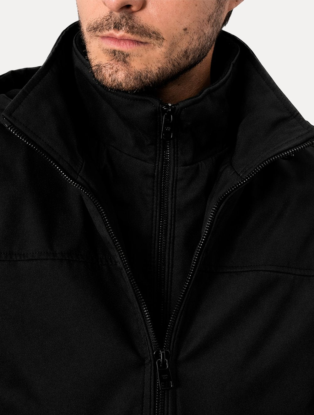 Jaqueta Calvin Klein Hooded Clássica Chumbo