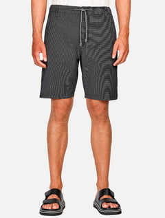 Bermuda Aramis Masculina Chino Cotton Sarja Preto Mescla
