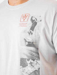 Camiseta Osklen Masculina Regular Stone Summer Sk8 Branca