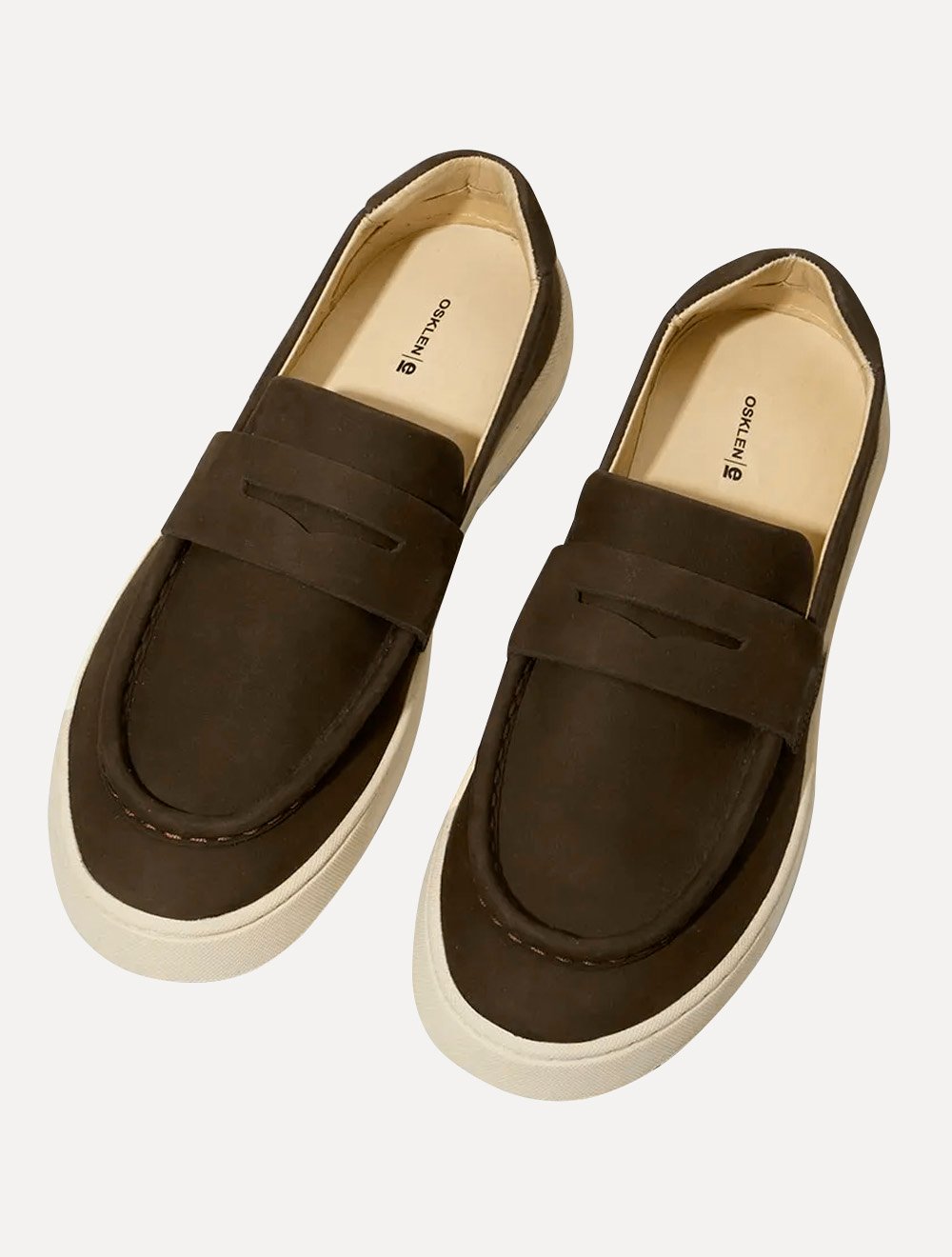 Tênis Osklen Masculino Slip On Soho Black Sole Marrom Café