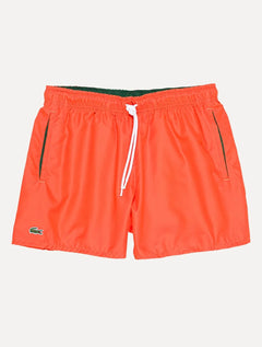 Short Lacoste Masculino Beachwear Classico Laranja