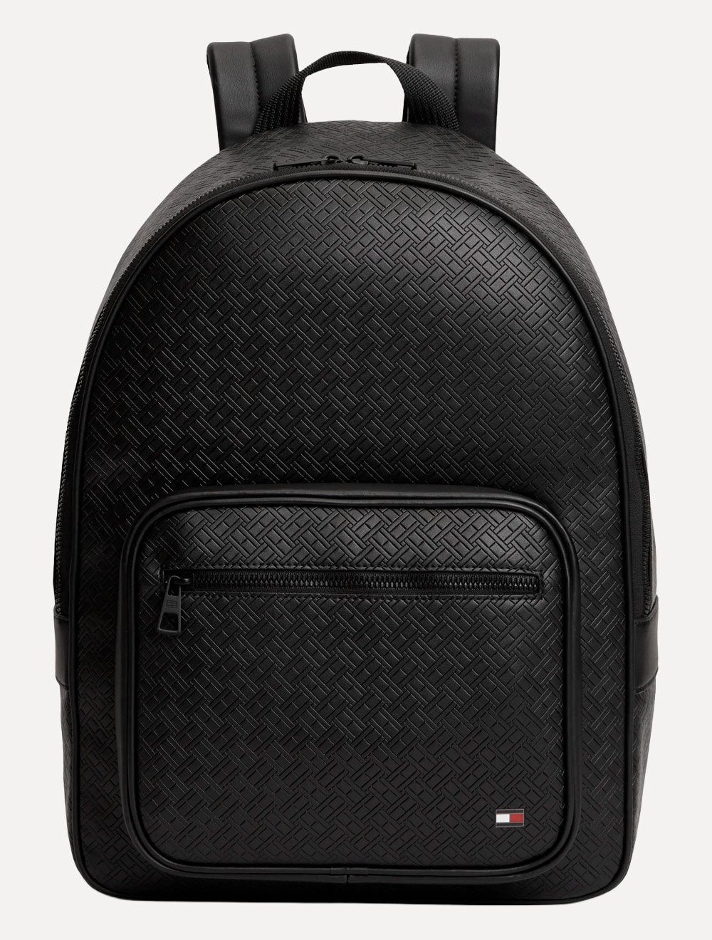 Mochila Tommy Hilfiger Embossed Flag Curve Preta
