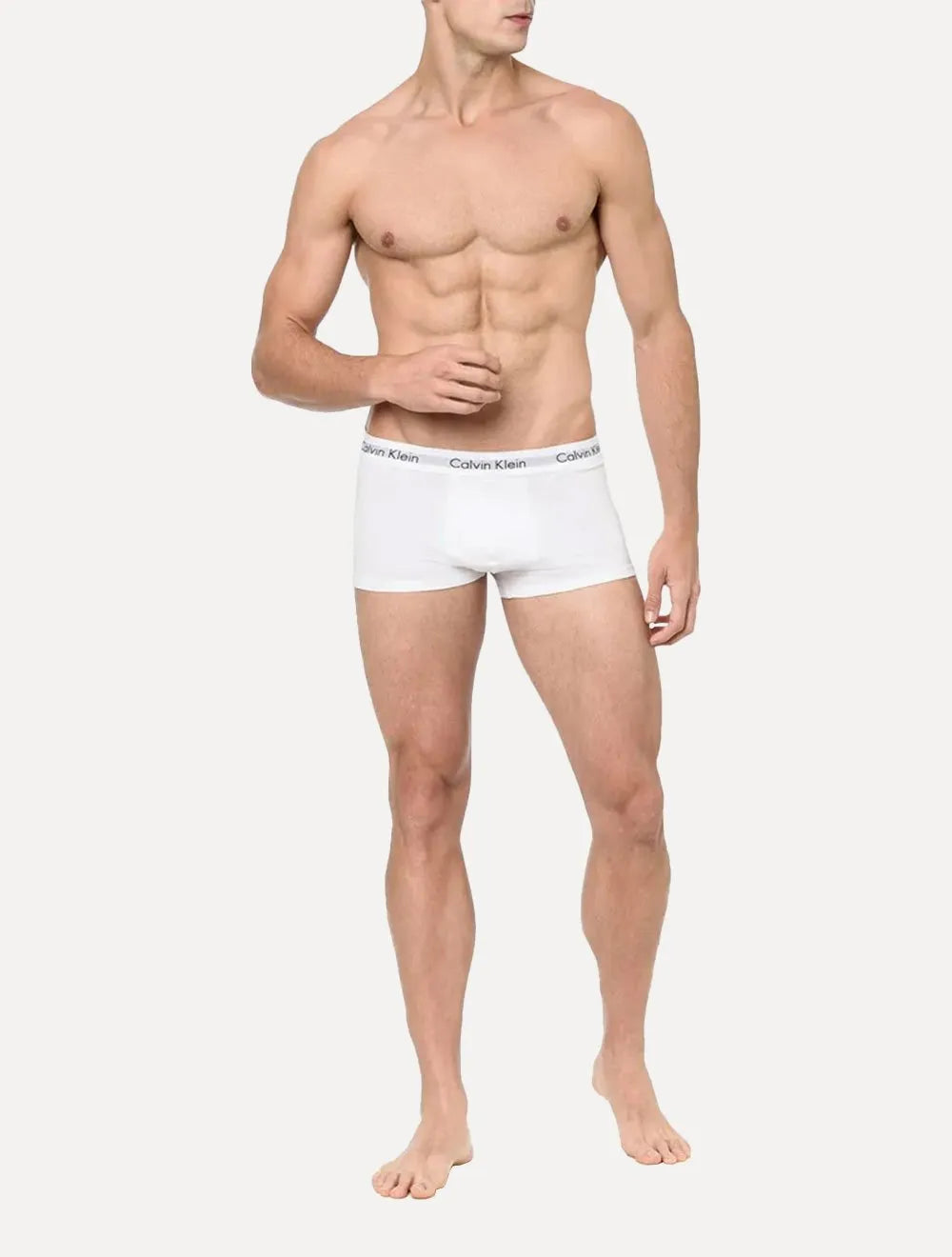 Cuecas Calvin Klein Low Rise Trunk Brancas Pack 4UN