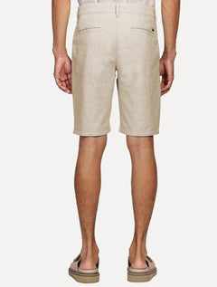 Bermuda Aramis Masculina Chino Soft Color Pinpoint Cáqui Mescla