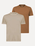 Kit Camisetas Aramis | Masculina Basic Lisa Amêndoa/Âmbar